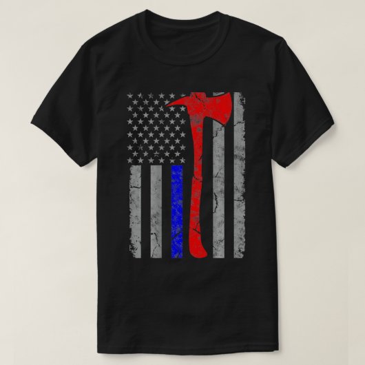 Feuerwehrschiff Ax T-Shirt (Design vorne)