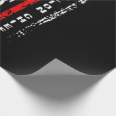 Feuerwehrschiff-Bataillon-Hauptbataillon Geschenkpapier (Ecke)