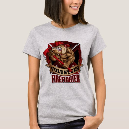 Feuerwehrschiff Bulldog T-Shirt (Vorderseite)