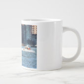 Feuerwehrschiff Hudson River Jumbo-Tasse (Rechts)