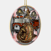 Feuerwehrschiff Keramik Ornament (Rechts)