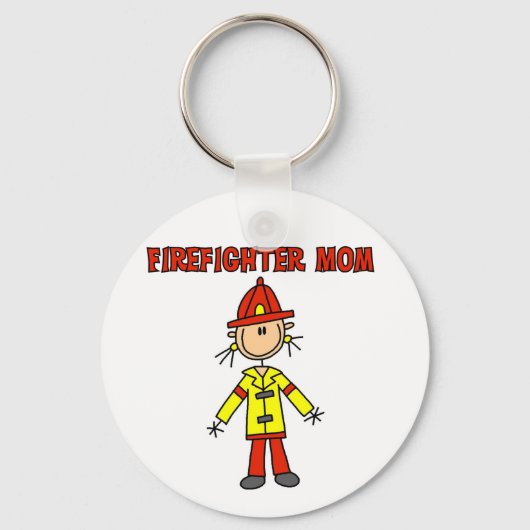 Feuerwehrschiff-Mama Schlüsselanhänger (Vorderseite)