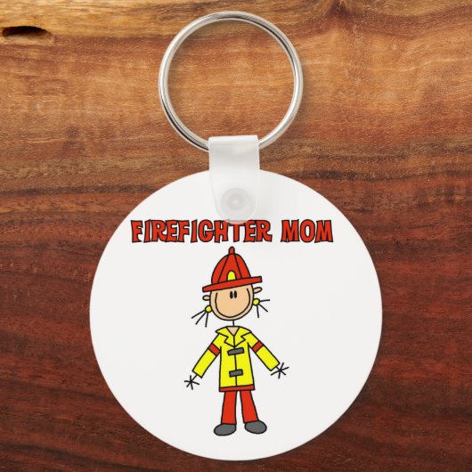 Feuerwehrschiff-Mama Schlüsselanhänger (Vorderseite)