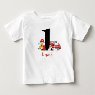 Feuerwehrschiff Truck Boy ErstgeburtenOutfit Baby T-shirt