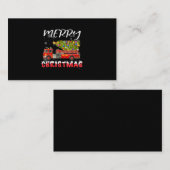 Feuerwehrschiff Weihnachtsfamilie für Feuerwehrleu Visitenkarte (Vorne/Hinten)