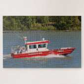 Feuerwehrschiff, Wien, Österreich Puzzle (Horizontal)