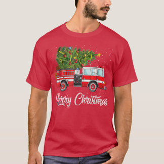 Feuerwehrschiff Xmas Trem Feuer Geschenke T-Shirt