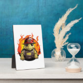 Feuerwehrschildkröte Fotoplatte (Seite)