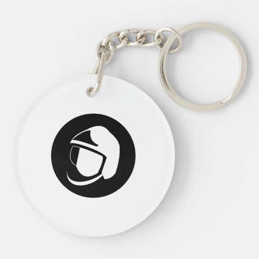 Feuerwehrschlüsselanhänger Schlüsselanhänger (Rückseite)