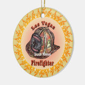 Feuerwehrschmuck Las Vegas Keramik Ornament (Links)