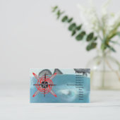 Feuerwehrstern Visitenkarte (Stehend Vorderseite)