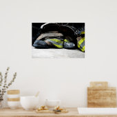 Feuerwehrstiefel-Poster Poster (Küche)