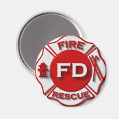 Feuerwehrstolz Magnet (Vorderseite/Rückseite)