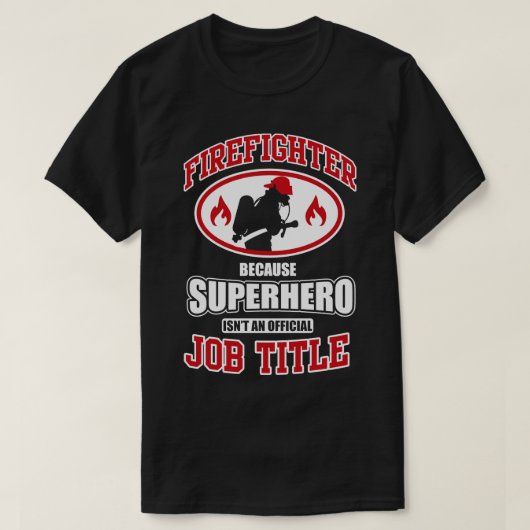 Feuerwehrsuperheld T-Shirt (Design vorne)