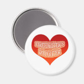 Feuerwehrtochter Magnet (Vorderseite/Rückseite)