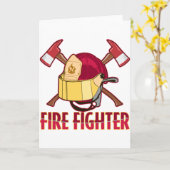 Feuerwehrtribut Karte (Gelbe Blume)