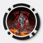Feuerwehrtribute Poker Chips - Feuerwehrleute Set (Rückseite)