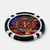 Feuerwehrtribute-Poker-Chips Pokerchips (Einzeln)