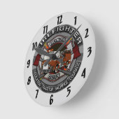 Feuerwehruhr Runde Wanduhr (Winkel)
