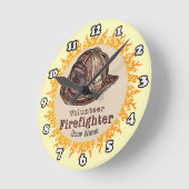Feuerwehruhr Runde Wanduhr (Winkel)