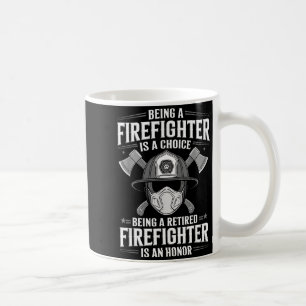 Feuerwehruniform für Männer Frauen Feuerwehrmann J Kaffeetasse