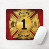 Feuerwehrunternehmen - Motor 1 Mousepad (Mit Mouse)