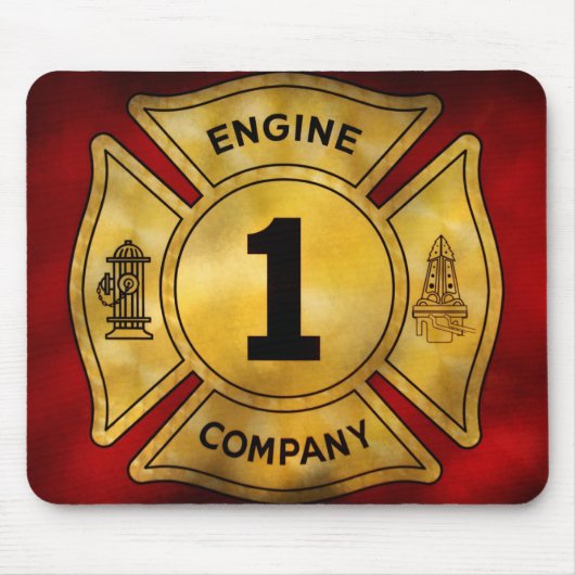 Feuerwehrunternehmen - Motor 1 Mousepad (Vorne)