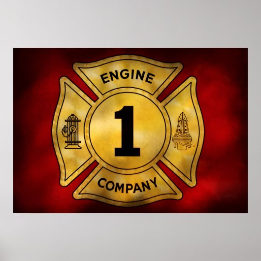 Feuerwehrunternehmen - Motor 1 Poster (Vorne)