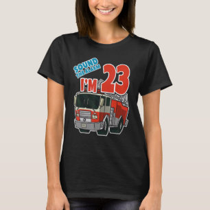Feuerwehrwagen 23. Geburtstag Feuerwehrfahrzeuge T T-Shirt