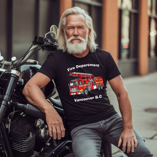 Feuerwehrwagen bereit für städtische Maßnahmen T-Shirt