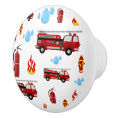 Feuerwehrwagen Feuerwehrfahrzeuge Kids Boys Keramikknauf (Rechts)