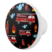 Feuerwehrwagen Feuerwehrfahrzeuge Kids Boys Keramikknauf (Rechts)