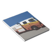 Feuerwehrwagen Notizblock (angewinkelt)