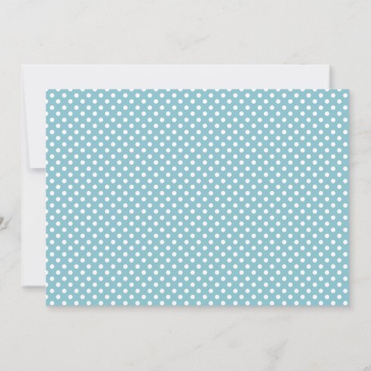 Feuerwehrwagen Polka Dot Banner Boy Baby Dusche Einladung (Rückseite)