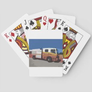 Feuerwehrwagen Spielkarten