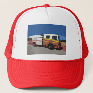 Feuerwehrwagen Truckerkappe