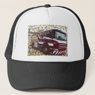 Feuerwehrwagen Truckerkappe