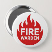 Feuerwehrwart Button (Vorne & Hinten)