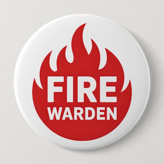 Feuerwehrwart Button (Vorderseite)