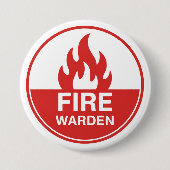 Feuerwehrwart Button (Vorderseite)