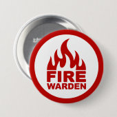 Feuerwehrwart Button (Vorne & Hinten)