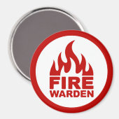 Feuerwehrwart Magnet (Vorderseite/Rückseite)