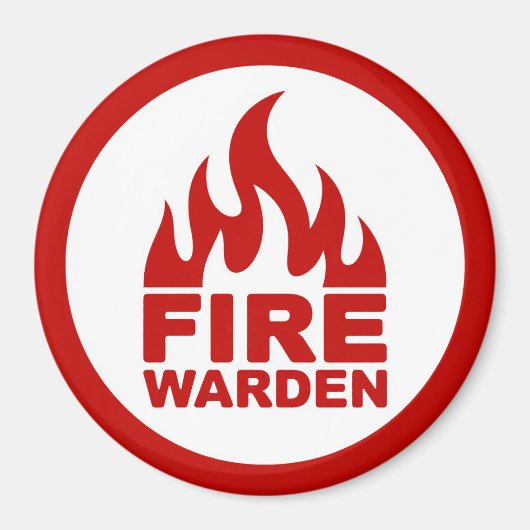 Feuerwehrwart Magnet (Vorne)