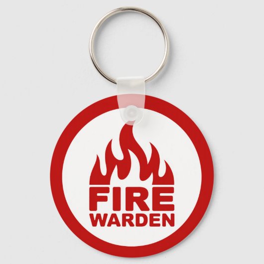 Feuerwehrwart Schlüsselanhänger (Rückseite)