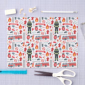 Feuerwehrwerkzeuge Seidenpapier (Handwerk)