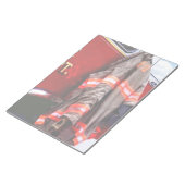 Feuerwehrweste Notizblock (angewinkelt)