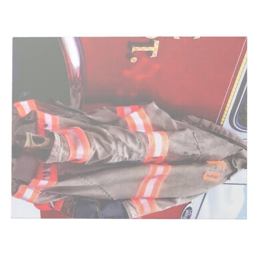 Feuerwehrweste Notizblock (Vorderseite)