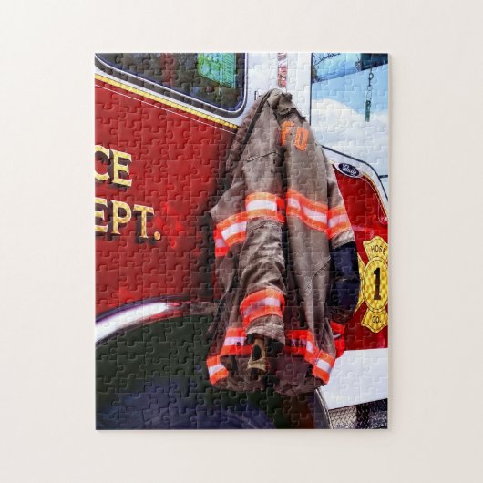 Feuerwehrweste Puzzle (Vertikal)