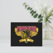 Feuerwehrwings Postkarte (Stehend Vorderseite)