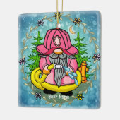 Feuerwehrzwerg Keramikornament (Links)